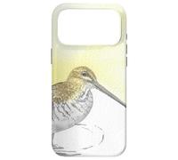Wilson's Snipe Aquarelle Oiseau Portrait Coque pour iPhone 17 Pro Max
