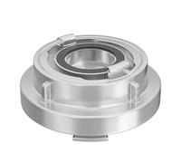 Wiltec Accouplement réducteur Storz A/133 mm à B/75 mm - 71 x 180 x 180 mm - en Aluminium - avec Manchon 120° - Raccord pour Tuyaux pompier Irrigation Arrosage Lance incendie