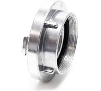 Wiltec Accouplement Storz B/75 mm – 52 x 126 x 126 mm / 3"x3" BSP– en Aluminium – avec Manchon 120° et filetage femelle – Raccord pour Tuyaux pompier Irrigation Arrosage Lance incendie