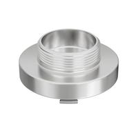 Wiltec Accouplement Storz C/52 mm - 49 x 126 x 126 mm - en Aluminium - avec Manchon rotatif 120° - Filetage mâle 3" (87,45 mm) - Raccord pour Tuyaux pompier Irrigation Arrosage Lance incendie