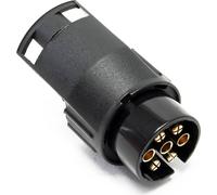 Wiltec Adaptateur prise remorque – 7 vers 13 broches – 12 V 50 A – pour Feux stop Plaque Immatriculation Clignotant – Éclairage Sécurité routière de véhicules