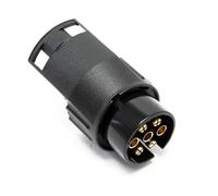 Wiltec Adaptateur prise remorque – 7 vers 13 broches – 12 V 50 A – pour Feux stop Plaque Immatriculation Clignotant – Éclairage Sécurité routière de véhicules