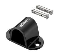 Wiltec Ancre antivol Type 01 en Acier 100 × 50 × 50 mm, Fixation Murale et au Sol pour Moto et vélo
