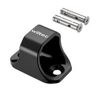 WilTec Ancre antivol Type 02 en Acier 76 × 50 × 54 mm, Fixation Murale et au Sol pour Moto et vélo