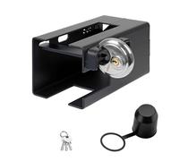 WilTec antivol de remorque à système à enficher, Cadenas 70 mm, Protection en Acier