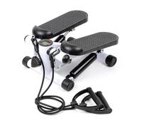 WilTec Appareil de Fitness Cardio Stepper - 41 x 30 x 18 cm - avec Ordinateur et Écran LCD - Hometrainer pour Entraînement à Domicile Jambes et Fessiers Santé
