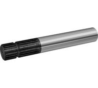 Wiltec Arbre cannelé pour Prise de force Transmission - type E1 - longueur 300 mm / Multiples Rainures / Raccord 1 3/4" / 20 Dents - Cardan pour Tracteur