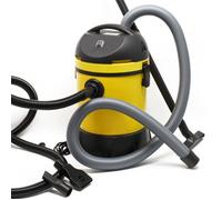 Wiltec Aspirateur industriel 1400 W et réservoir de 30 L, Aspiration eau et poussière avec Vidange automatique, appareil polyvalent