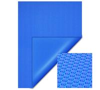 Wiltec Bâche à Bulles Solaire rectangulaire pour Piscine, 4 x 6 m, 400 µ, en PE, Couleur Bleue, Couverture Piscine, Chauffage Piscine