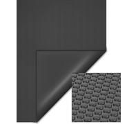 Wiltec Bâche à bulles solaire rectangulaire pour piscine, 5 x 8 m, 140 µ, en PE, couleur noire, couverture piscine, chauffage piscine