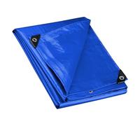 Wiltec Bâche de Camion 3 x 2 m 240 g/m² Bleue Polyester PE Œillets alu 100 cm Haute Protection Vol UV Intempéries Moisissure Étanche Solide Sécurité routière