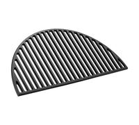 Wiltec Barbecue semi-circulaire - 49,8 x 24,3 x 0,9 cm - en Fonte - BBQ Charbon de bois ou à gaz - Grillade Cuisson - Terrasse Jardin Plancha - Viande Légumes Poisson