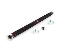 Wiltec Barre gymnastique de traction - Ø 30 mm - en Acier - charge max. 100 kg - Antiglissante - avec Poignée souple softgrip - pour Encadrements porte 62-85 cm - Endurance Entraînement Sport