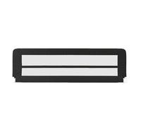 WilTec Barrière de lit Enfant - 150 x 42 cm - en Métal et Nylon - Garde-Corps pour lit Pliable - Protection lit bébé Anti-Chute