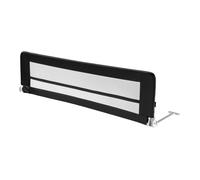 Wiltec Barrière de lit enfant - 150 x 42 cm - en Métal et Nylon - Garde-corps pour lit pliable - Protection lit bébé anti-chute
