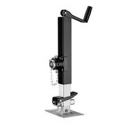 Wiltec Béquille de remorque - Capacité de charge max. de 900 kg - en Acier Q235 - Support de caravane avec Manivelle supérieure et B