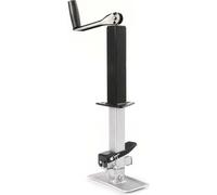 Wiltec Béquille de remorque – Capacité de charge max. de 900 kg – en Acier Q235 – Support de caravane avec Manivelle supérieur et Cadre support en A – Chandelle de support