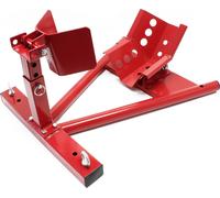 Wiltec Bloque roue de moto pour pneu avant – 620 x 510 x 330 mm – en Acier – pour Ø 90-130 mm 13-17" – Béquille Support repose-moto lève-moto de Montage Atelier Stockage