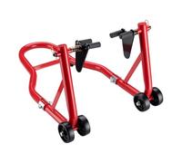 Wiltec Bloque roue de moto pour pneu avant - capacité 450 kg - en Acier - pour Ø 210-285 mm - Largeur 60-160 mm - Béquille Support repose-moto lève-moto de Montage Atelier Stockage