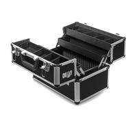Wiltec Boîte à outils - 35,5 x 24 x 22,5 cm - Mallette universelle polyvalente - en ABS, PP, Acier et Aluminium - Porte-outils avec Poignée de transport - Garage Atelier