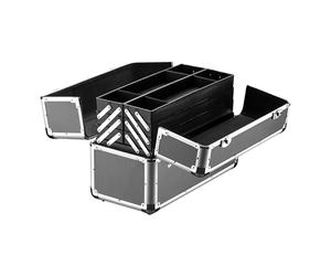 Wiltec Boîte à outils - 45 x 32 x 22,5 cm - Mallette universelle polyvalente - en ABS, PP, Acier et Aluminium - Porte-outils avec Poignée de transport - Garage Atelier