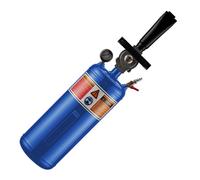 WilTec Booster de pneus 7 L 8 Bars Max. Gonfleur Pneus Voiture Canon à air Outil à air comprimé Compresseur Montage Gonfleur de Pneu Outil pneumatique Garage Auto Motocycle Gonflage Roue