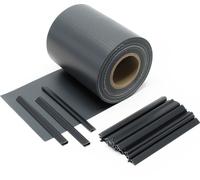 Wiltec Brise-vue en rouleau – anthracite – 35 m x 19 cm – en PVC 650 g/m² – avec 20 clips – Protection visuelle Pare-vue extérieur pour Clôture Jardin Terrasse