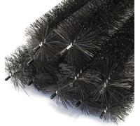 Wiltec Brosses anti oiseaux Lot de 10 pièces 12 m, 10 x 120 cm x Ø 15 cm, Protège panneaux solaires, Hérisson anti nid, Protection contre martres
