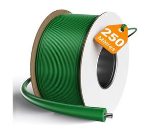 Wiltec Câble périphérique 250 m 2,45 mm - Fil robot tondeuse de délimitation - Cuivre étamé - Entretien jardin pelouse jardinage tonte