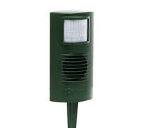 WilTec Catwatch Répulsif à ultrasons pour Chats - 120 x 60 x 230 mm - pour 125 m² - avec câble 10 m, détecteur de Mouvement à Distance de Jusqu’à 12 m - Protection Anti-Animaux