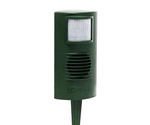 WilTec Catwatch Répulsif à ultrasons pour Chats - 120 x 60 x 230 mm - pour 125 m² - avec câble 10 m, détecteur de Mouvement à Distance de Jusqu’à 12 m - Protection Anti-Animaux
