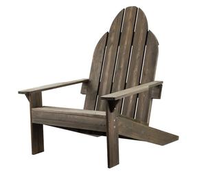 WilTec Chaise Adirondack 89 x 72 x 92,5 cm en pin certifié FSC, Chaise de Jardin pour extérieur et intérieur, Fauteuil de Jardin résistant