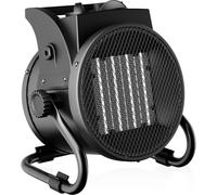WilTec Chauffage infrarouge Céramique 3kW 3000W Thermostat Radiateur 3 niveaux Réchauffement 40m² Salon Garage Cave Atelier
