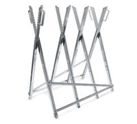 Wiltec Chevalet de sciage pliant porte bûche - 800 x 800 x 790 mm - Ca
