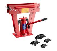 Wiltec cintreuse hydraulique pour tubes 8 t, appareil de cintrage avec 4 matrices Ø 21,3-40 mm, livrée avec matrices