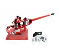 Wiltec Cintreuse manuelle de tubes Presse à cintrer pour acier plat, rond et carré Outil universel