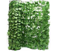 Wiltec Clôture pare-vue design Feuillage – 300 x 150 cm – en PE & plastique – Paravent extérieur comme Habillage de mur, Brise-vue jardin clôture, Bâche à grillage