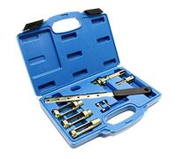 WilTec Coffret de 8 pcs. de Compresseur de Ressort de soupape - 465 x 350 x 265 mm - pour Moteurs 8V 12V 16V - Kit d‘Outils Démonte Joint Queue de soupape