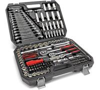 Wiltec Coffret de liquet 215 Pièces Acier Carbone pour Serrage et Desserrage
