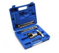 Wiltec Coffret Outil sertissage de tubes en Alu, Cuivre, Laiton, Acier - Dudgeonniere à battre les collets 45° et matrices 6 / 8 / 1