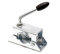 WilTec Collier de Fixation pour Roue Jockey - 130 x 53 x 150 mm - Ø de Tube 35 mm - pour Remorque Voiture Caravane Camping Car - Bride de Serrage