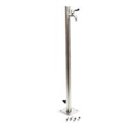 Colonne d’eau 95,5cm Point d’eau Acier Fin Rond Jardin Distributeur d’eau Puits