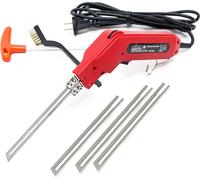 Wiltec Coupe-polystyrène 150 W - température max. 600 °C - Coupeur styromousse 150 mm max. - avec Lamess150 mm/200 mm - Couteau fil chaud Scie découpeuse pour Mousse Styrodur