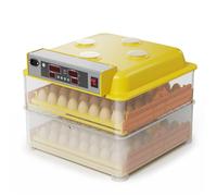 Wiltec Couveuse automatique - 160 W - pour 112 oeufs - avec 4 Fenêtres de surveillance, Mire-œuf et à Retournement automatique - App