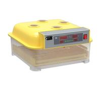 Wiltec Couveuse automatique - 160 W - pour 48 oeufs - avec 4 Fenêtres de surveillance, Mire-œuf et à Retournement automatique - Appa