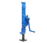WilTec Cric à crémaillère 1500 kg Cric en Acier à Hauteur de 725 mm Hauteur de Levage de 350 mm