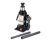 Cric bouteille hydraulique 10T Vérin de levage avec Fonction descente lente, 205-390 mm