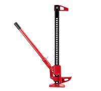 WilTec Cric Farm Jack, Charge Max. 3000 kg, Acier et Fer de Fonte, Hauteur de Levage 12,2-76 cm, Cric à crémaillère pour Dépannage Véhicule embourbé - Tout-Terrain 4x4 ATV