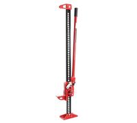 WilTec Cric Farm Jack, Charge Max. 3000 kg, Hauteur de Levage 12,2-105 cm, Cric à crémaillère pour Dépannage Véhicule embourbé - Tout-Terrain 4x4 ATV