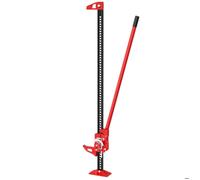 Wiltec Cric Fermier à levier 3000 kg Farm Jack Tout-terrain ATV 4x4 Acier 14,2 kg 150 cm Treuil Véhicule Voiture Tout terrain Hauteu